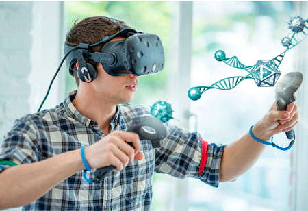 Improving Classroom Interactions with AR and VR